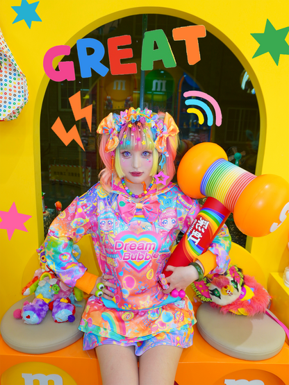 Dream Bubble - Decora Rainbow Sailor Sweat Set set Dream Bubble