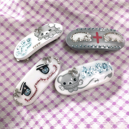 Kiwi Store - Y2K Digital Dreamcore Hair Clip Set hair clip kiwi store