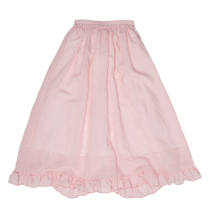 Daytoday Everyday Institute - Girly Kawaii Princess Skirt Lace Bow Petal Design Elastic Waist skirt daytoday everyday institute