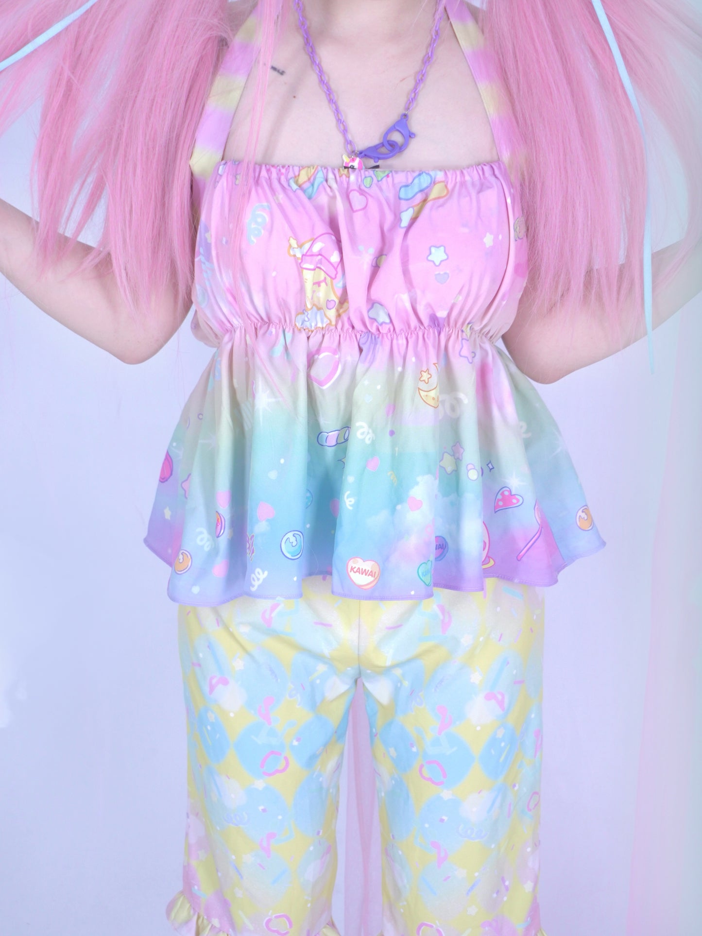 Dream Bubble Summer Coord | Harajuku Macaron Sweetheart Set camisole Dream Bubble
