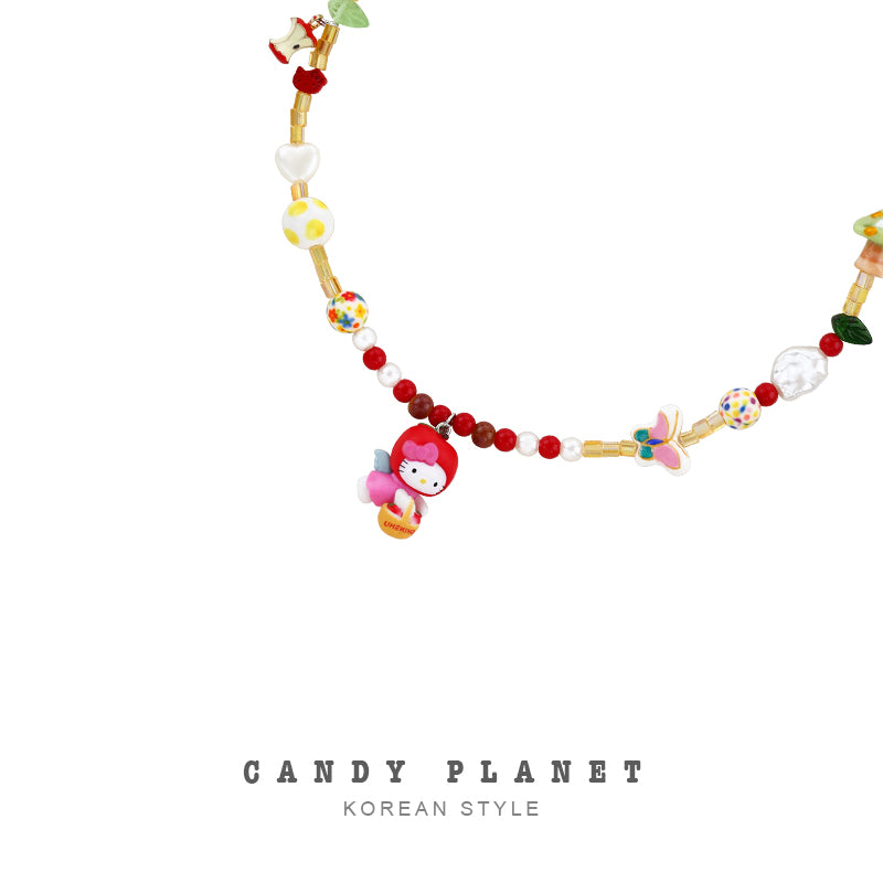 Candy Planet - Decora Kei Kitty Fairy Beaded Necklace necklace candy planet