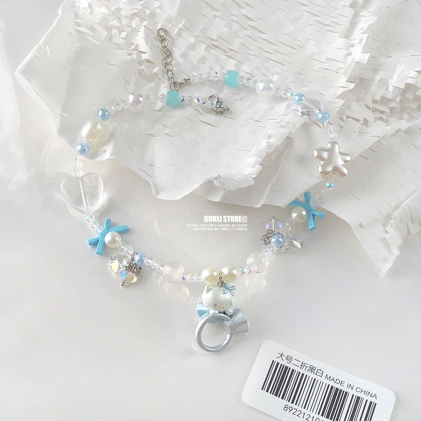 DuoXi - Kawaii Hello Kitty Couple Necklace Marry Me Resin Necklace necklace DuoXi