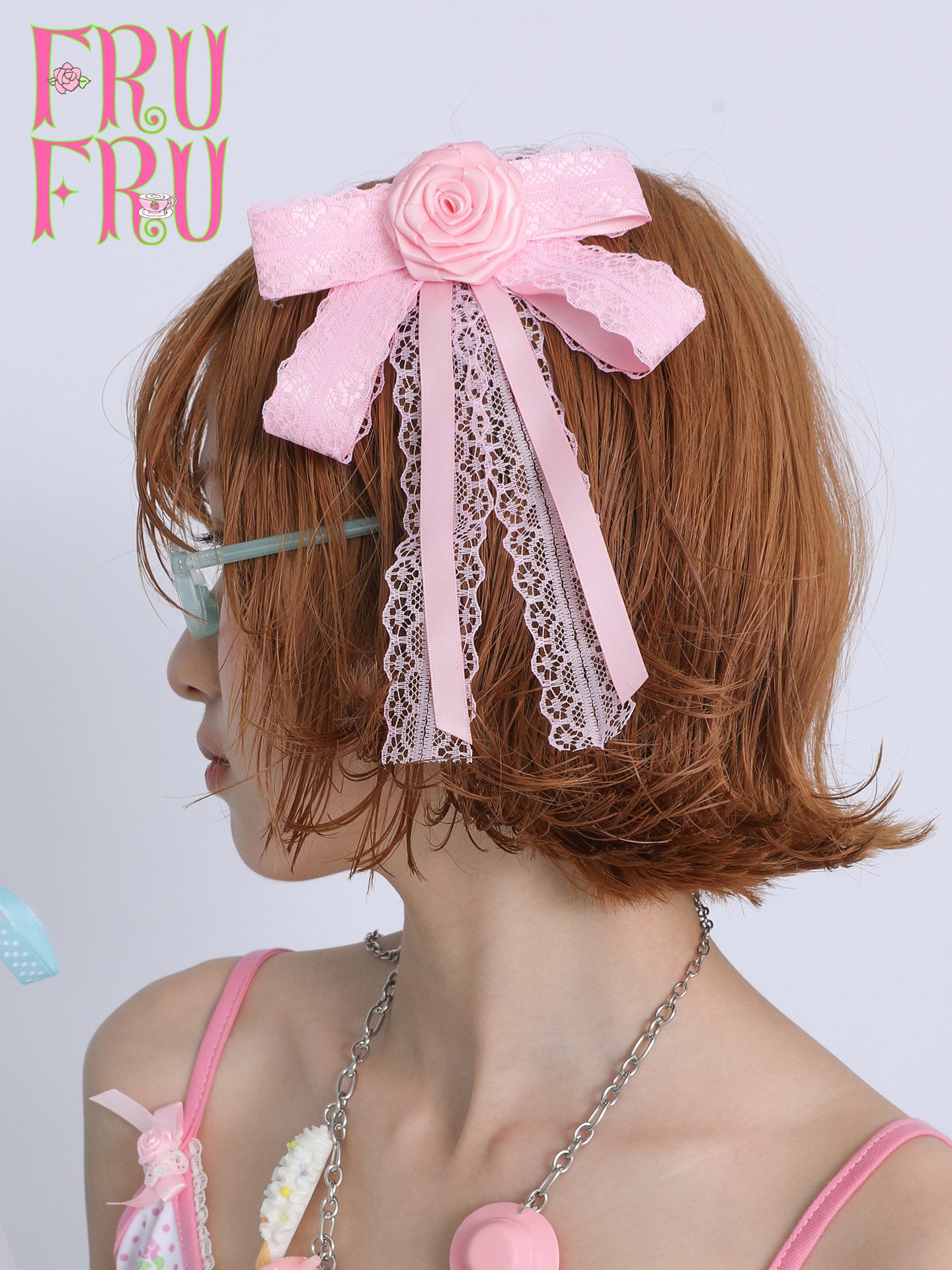 frufru - Vintage Bow Hair Clip Brooch hair clip frufru