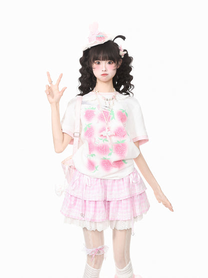 Languid Park - Strawberry Wing Charm Tee
