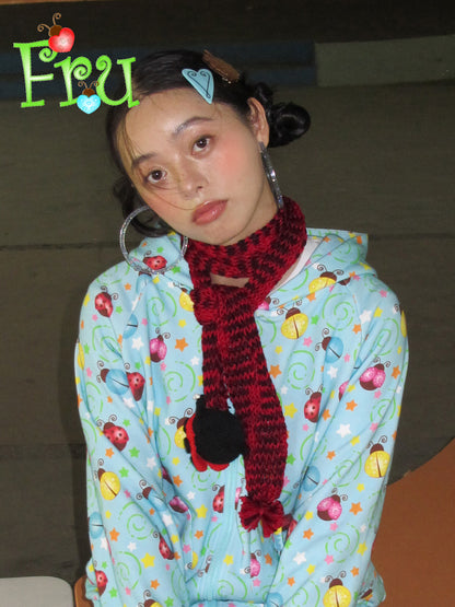 FruFru - Kawaii Handmade Knit Scarf Beetle Scarf scarf frufru