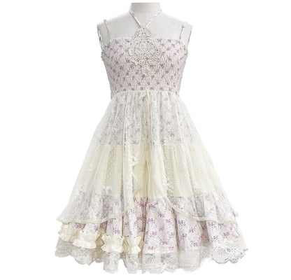 Rose Island - Mori Floral Tiered JSK Dress dress Rose island S