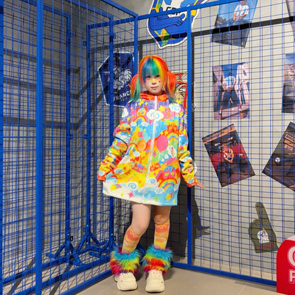 Rainbow Universe RUX - Rainbow Decora Jacket Pants Set set Rainbow Universe RUX