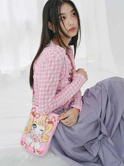 Harajuku Bag Pink Bag Beauty Pattern Bag Cute Original Design Bag bag tntntutu
