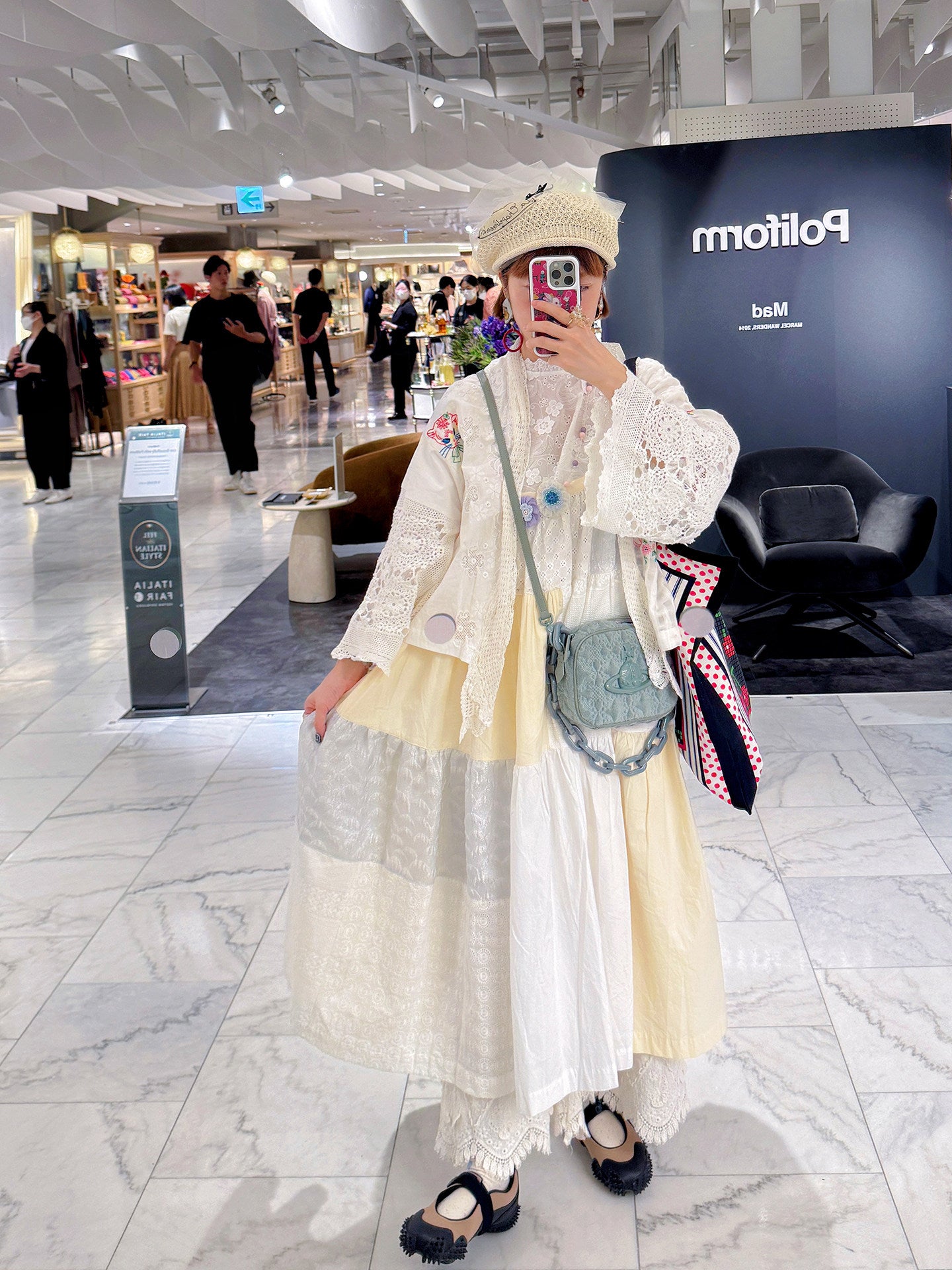 DADANAKO - Layered Babydoll Pinafore Dress dress DADANAKO