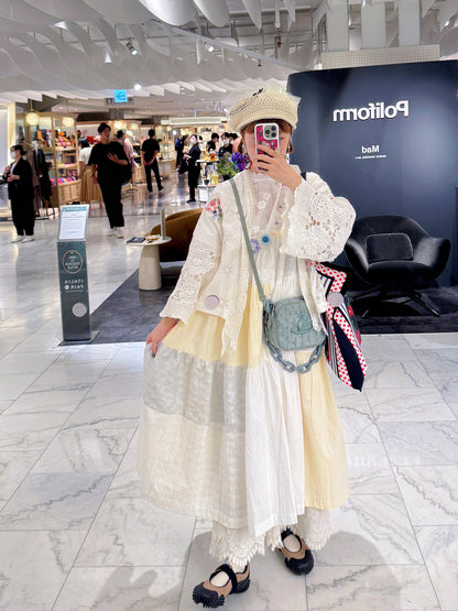 DADANAKO - Layered Babydoll Pinafore Dress dress DADANAKO