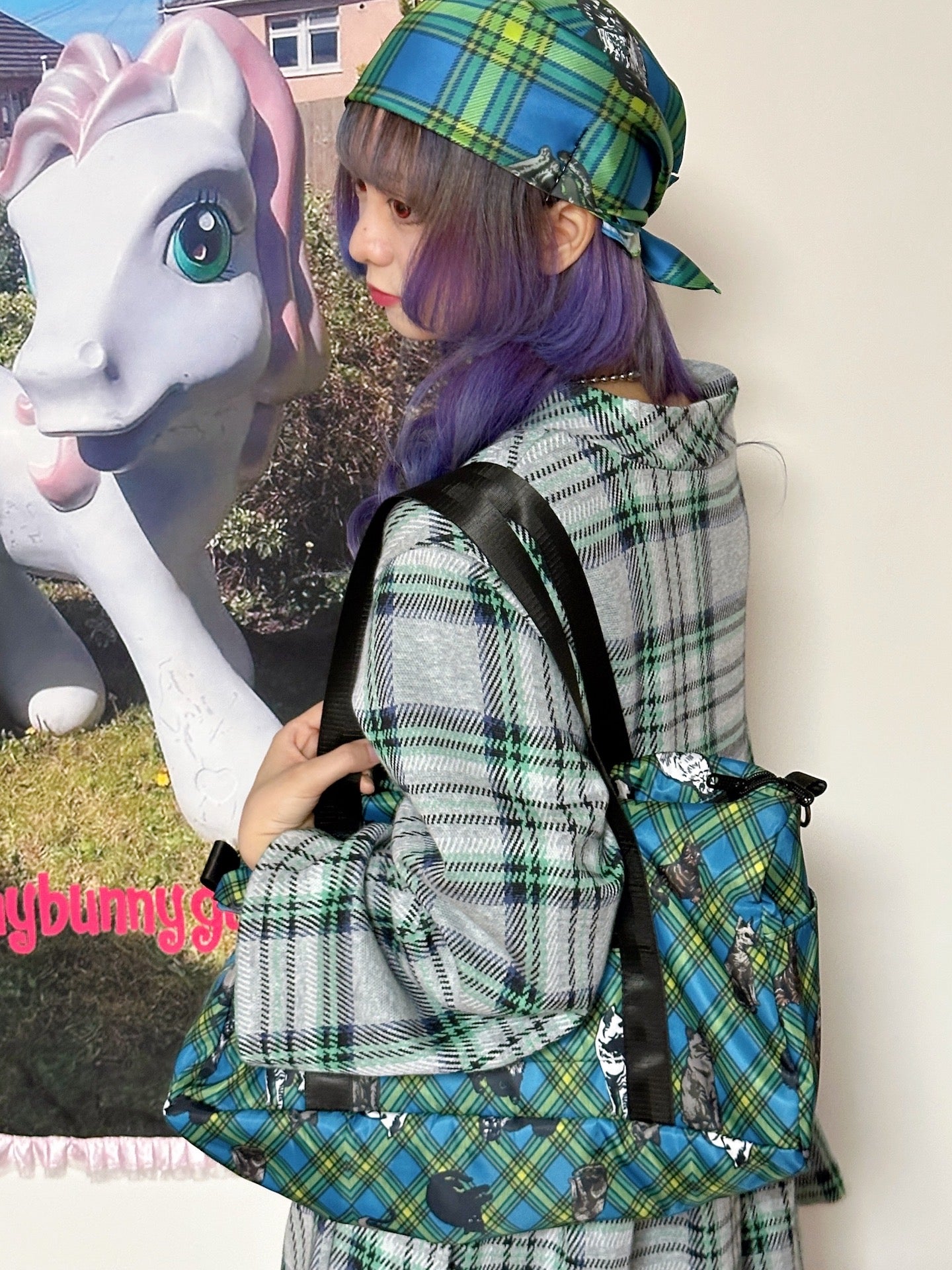 bunnybunnygun - Harajuku Large Travel Gym Bag bag bunnybunnygun