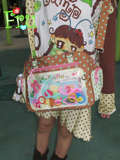 FruFru - Kawaii Itabag Printed Transparent Crossbody Itabag bag frufru