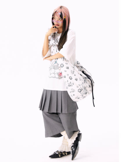 sillysis - Floral Knot Crossbody Bag bag sillysis