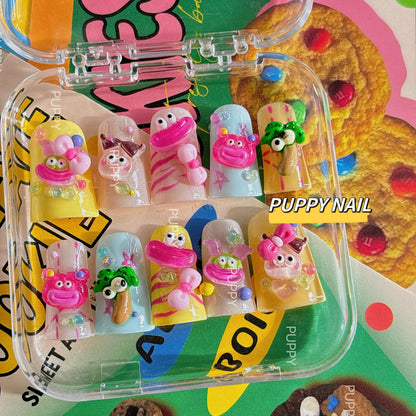 PUPPY - Cute Duckbill Press-On Nails NAILS PUPPY