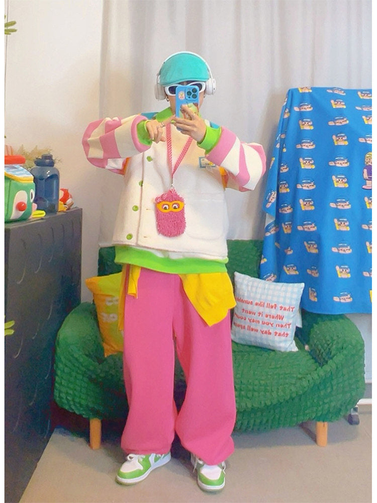 KURIOSITAET - Hot Pink Decora Sweatpants pants KURIOSITAET