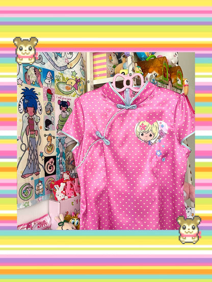 Bodytalk - Pink Qipao Style Tee shirt bodytalk