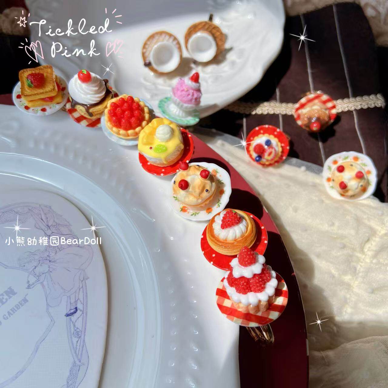 Bear Doll - Cake Dessert Ring ring Bear Doll