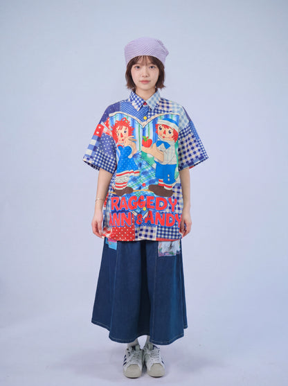 MeowMeow Bug - Patchwork Andy Shirt shirt MeowMeow Bug