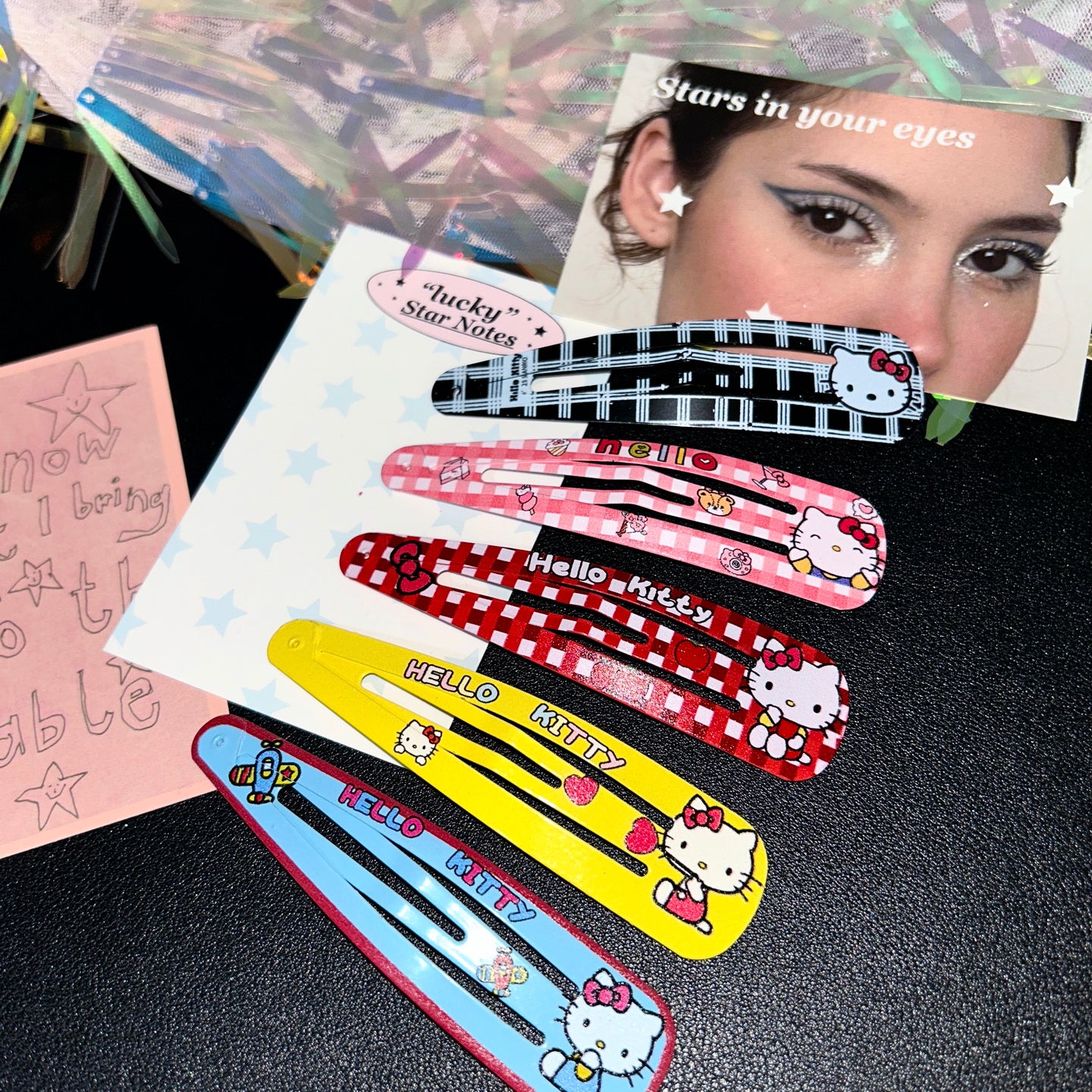 strangelab - Y2K Cute Kitty Cat Hair Clip Bang Side Barrette hair clip strangelab