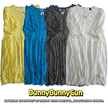 Bunnybunnygun - Multi Color Lace Overlay Dress dress bunnybunnygun