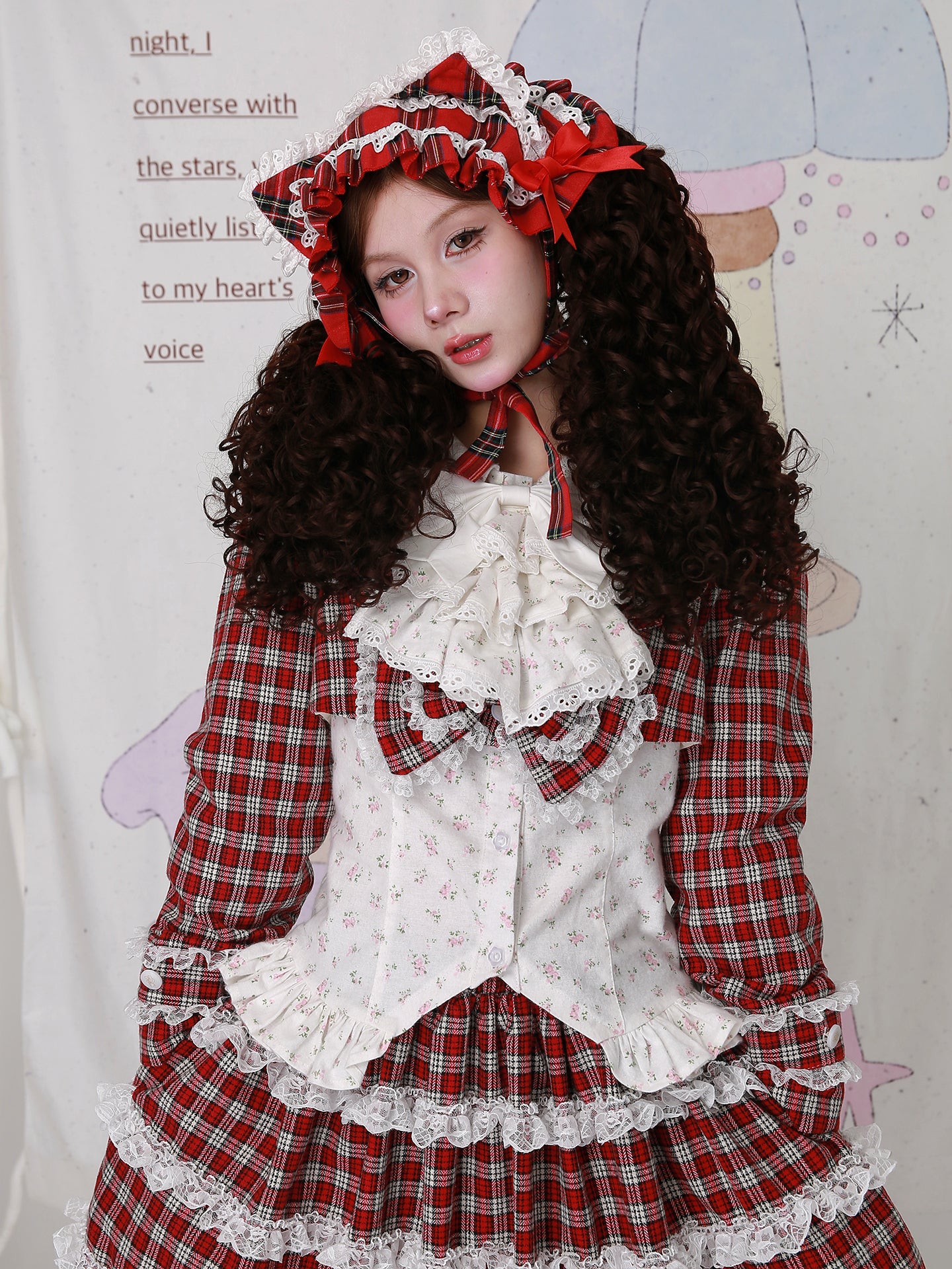 SOS MEME CLUB - Kawaii Blouse White Floral Lolita Shirt blouse SOS MEME CLUB