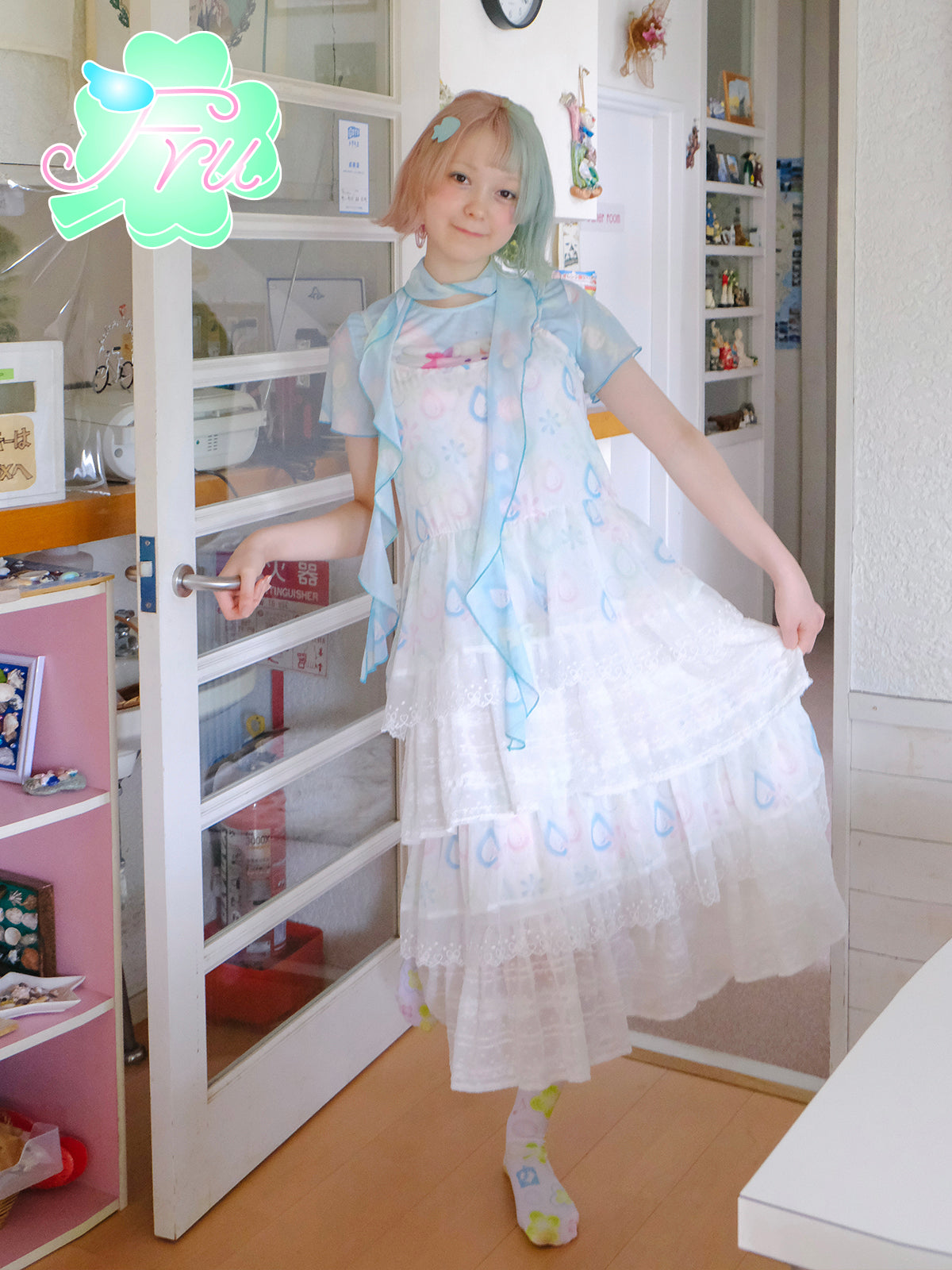 FruFru Polka Dot Dress | Sweet Spaghetti Strap Dress | Casual Sleeveless A-line Dress dress frufru