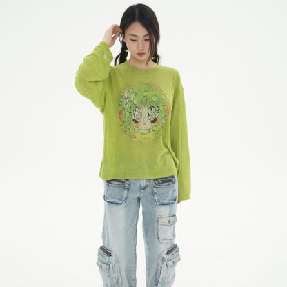 I'm Not a Jerk - Green Polka Sweatshirt shirt I‘m Not a Jerk
