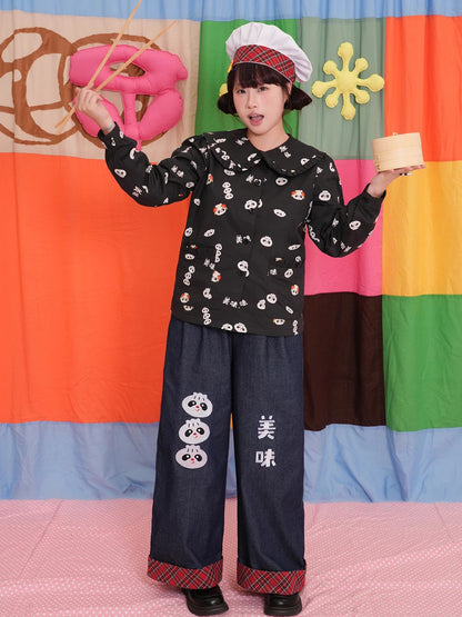 NIKKOU - Original Cotton Long-Sleeve Shirt Base Shirt shirt Nikkou home