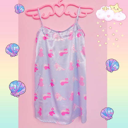 Plastic Candy - Blue Doll Satin Dress dress Plastic Candy