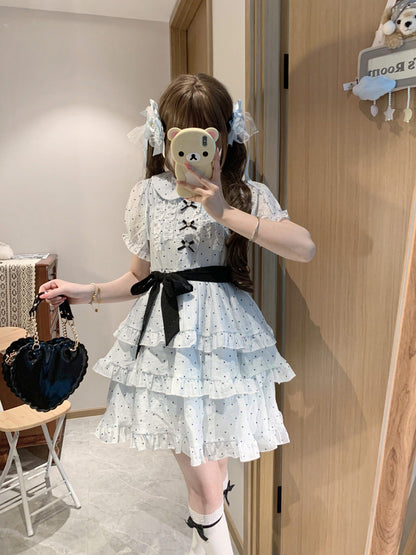 Blurred Bear - Polka Dot Princess Dress Land Decora