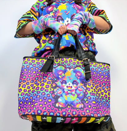 LEERROO - Decora Kei Rainbow Bear PVC Shoulder Bag bag Leerroo