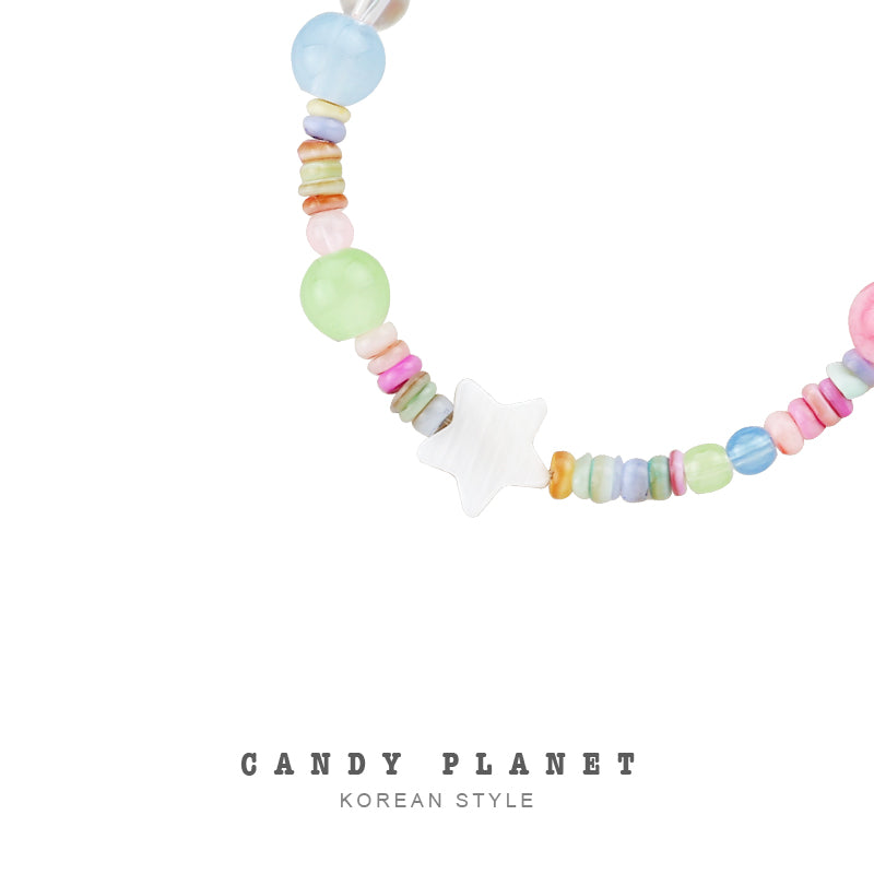 Candy Planet - Decora Kei Candy Color Beaded Bracelet bracelet candy planet