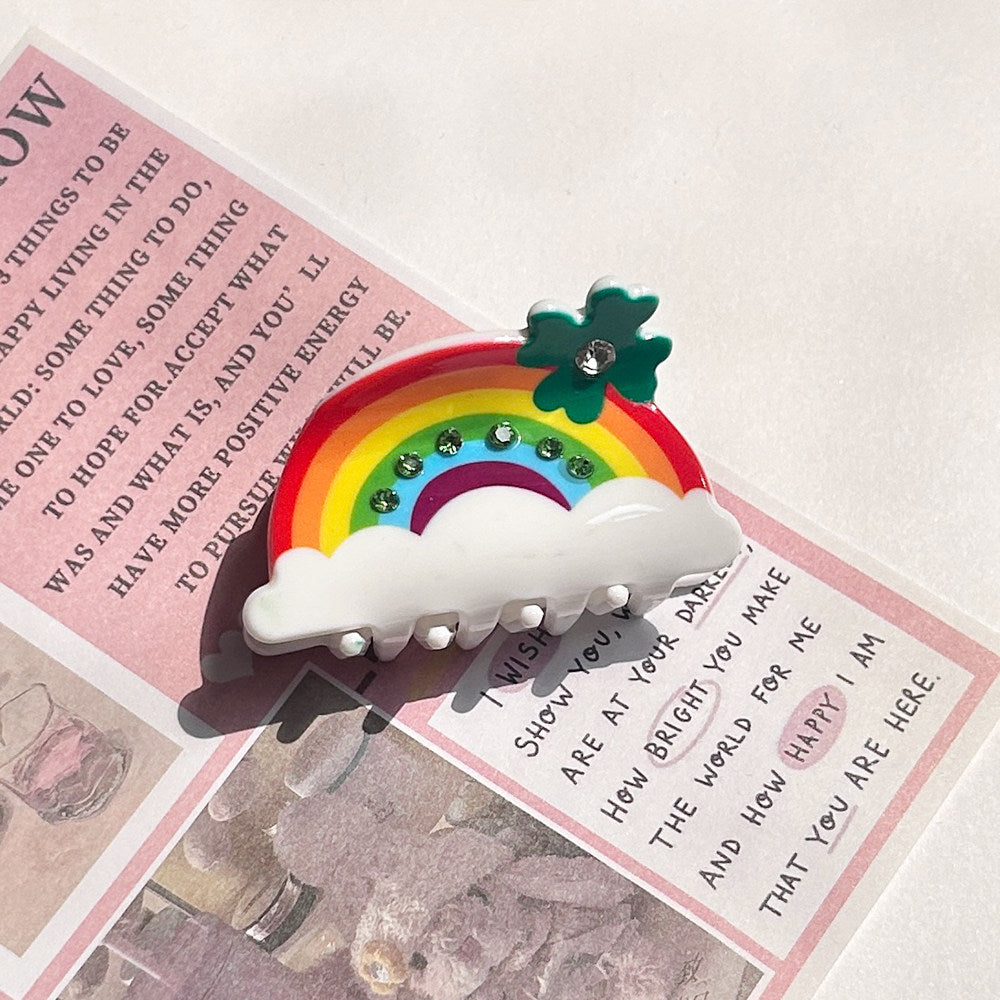 KHEPHAIA - Rainbow Acetate Hair Claw hair clip KHEPHAIA