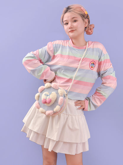 ChaCha - Kawaii Cherry Cake Plush Handbag bag ChaCha
