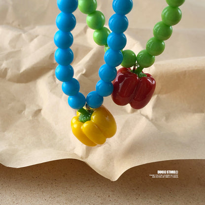 DuoXi - Color Pepper Bead Charm Bracelet bracelet DuoXi