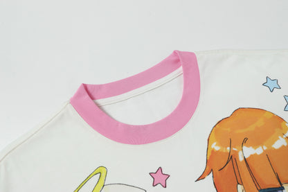 BlackBerry – Doll Girl Oversized Tee tshirt BlackBerry