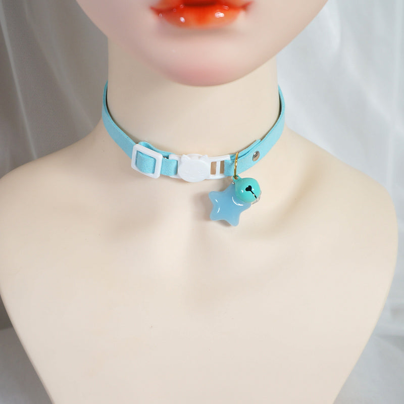 MaoJiang - Decora Kei Bell & Star Choker Necklace necklace maojiang