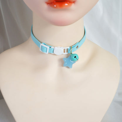 MaoJiang - Decora Kei Bell & Star Choker Necklace necklace maojiang