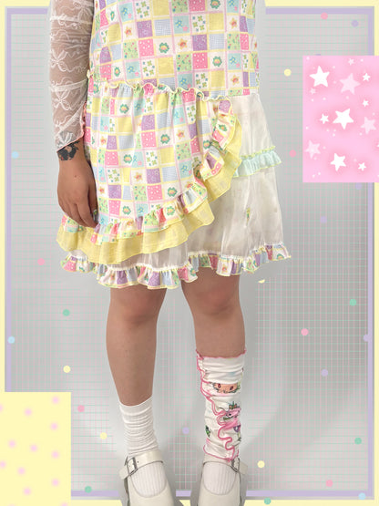 shishihshop - Kawaii Asymmetric Slip Dress dress shishihshop