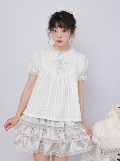 SemenCoicis - Bear Polka Dot Layered Cake Skirt skirt SemenCoicis