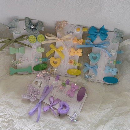 Butterfly Cute Kawaii Hair Clips Set hair clip candy