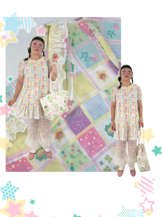 shishihshop - Kawaii Printed Breathable Dress dress shishihshop