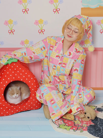 LULULULU - Apple Mouse Modal Long Homewear Set pajama LULULULU