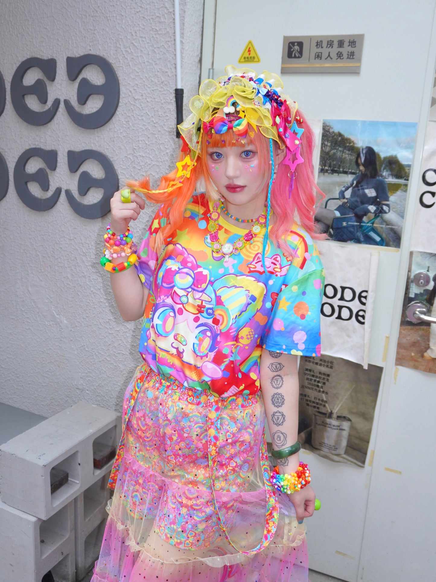 Dream Bubble - Pastel Gradient Tulle Suspender Skirt skirt Dream Bubble