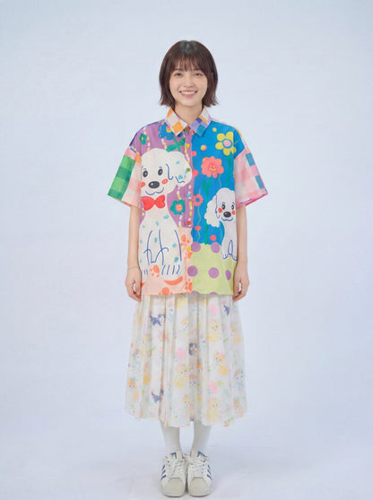 MeowMeow Bug - Vintage Print Vacation Shirt shirt MeowMeow Bug
