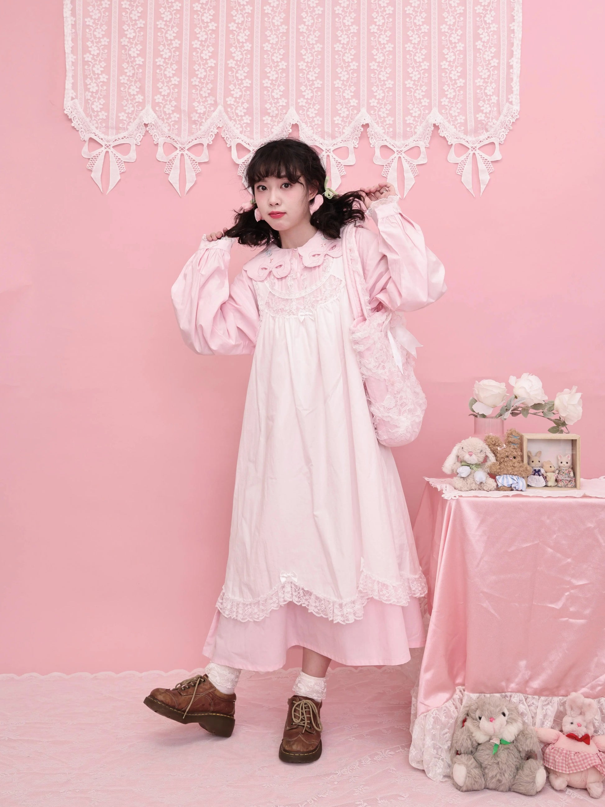 SemenCoicis - Kawaii Lace Layered Dress dress SemenCoicis