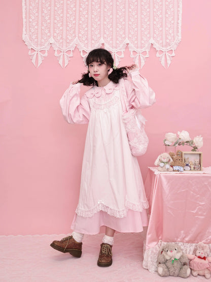 SemenCoicis - Kawaii Lace Layered Dress dress SemenCoicis