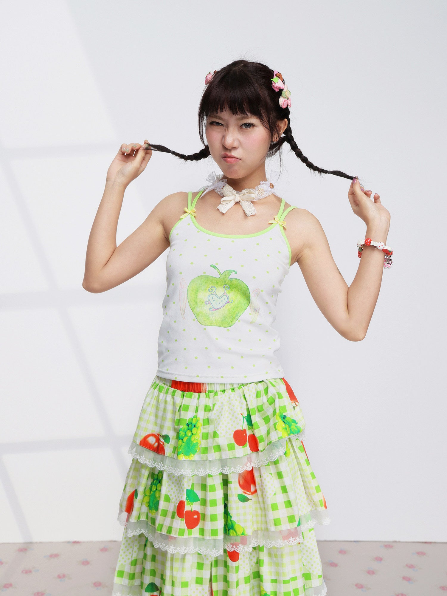 FRUITS - Green Apple Wing Cami camisole Fruits