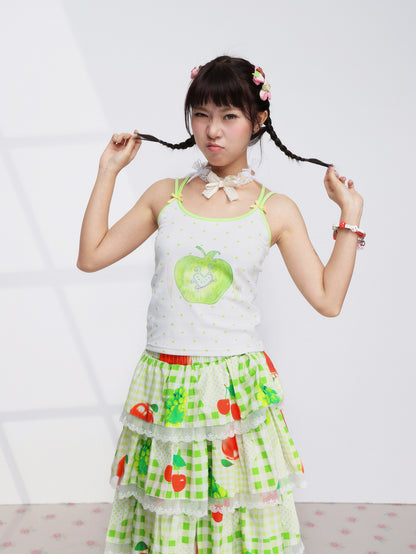 FRUITS - Green Apple Wing Cami camisole Fruits