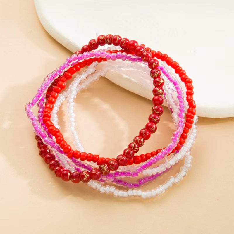 Decora Kei Bracelet – Dopamine Gradient Beaded bracelet fantu